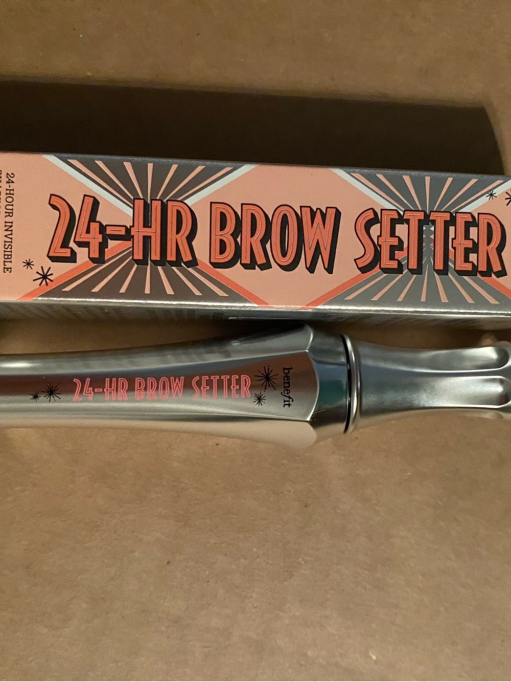 Benefit 24-HR Brow Setter - Silver & Coral Accents